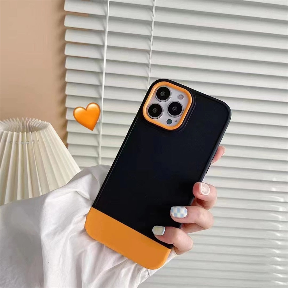 Anymob iPhone Green And White Shockproof Armor Matte Phone Case Hard Plastic Bumper Cover-Mobile Phone Cases-PEROZ Accessories