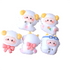Anykidz Jibbitz Yellow Horned Lamb 5pcs Shoe Charm Accessories Jeans Clogs Pendants Designer Ornament for Crocs-Shoe Accessories-PEROZ Accessories