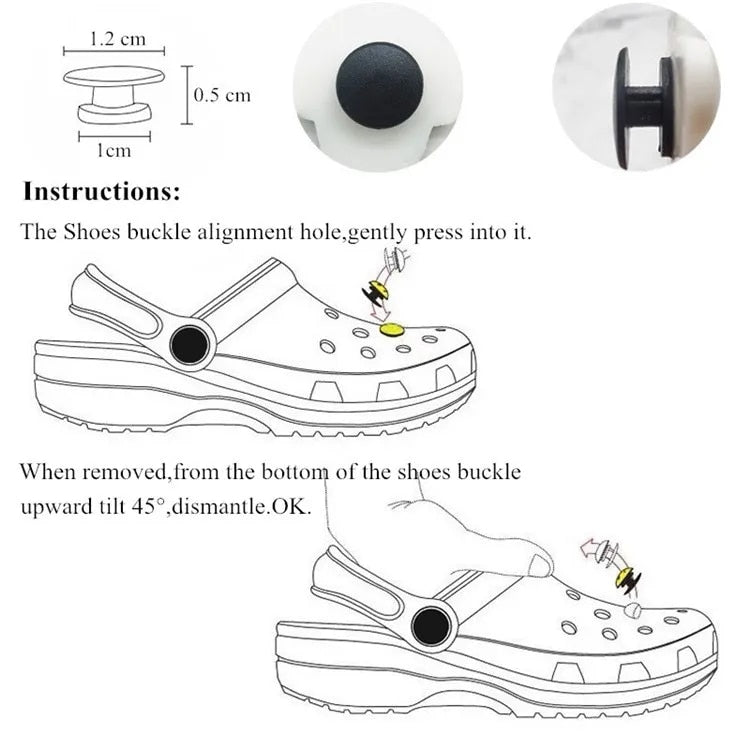Anykidz 31Pcs Original Game Theme Shoe Charm Accessories Jeans Clogs Pendants Designer Ornament Jibbitz for Crocs-Shoe Accessories-PEROZ Accessories