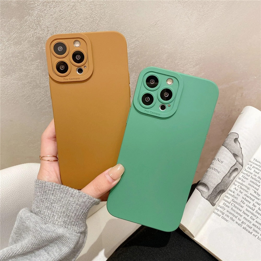 Anymob iPhone Green Soft Silicone Phone Case Angel Eye Design Camera Protection Cover-Mobile Phone Cases-PEROZ Accessories
