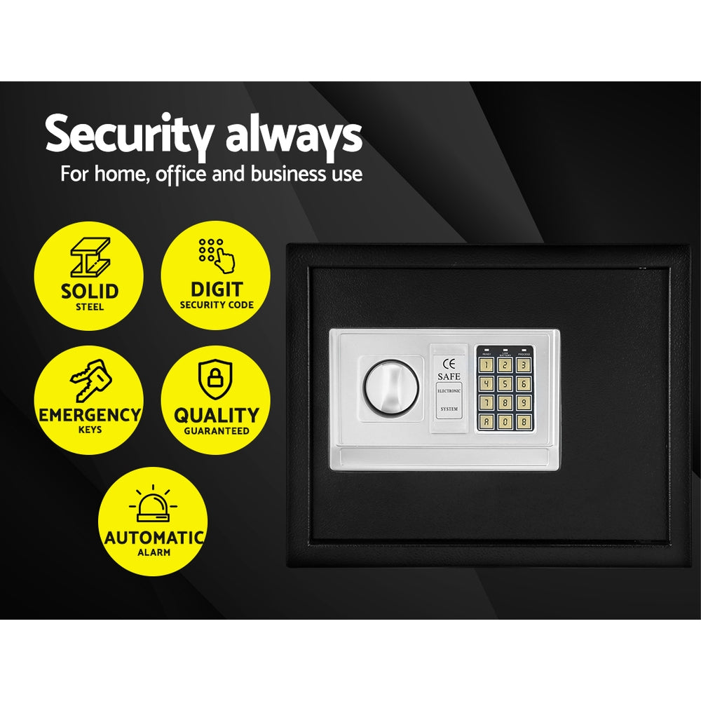 UL-TECH Electronic Safe Digital Security Box 20L-Home & Garden > Storage-PEROZ Accessories