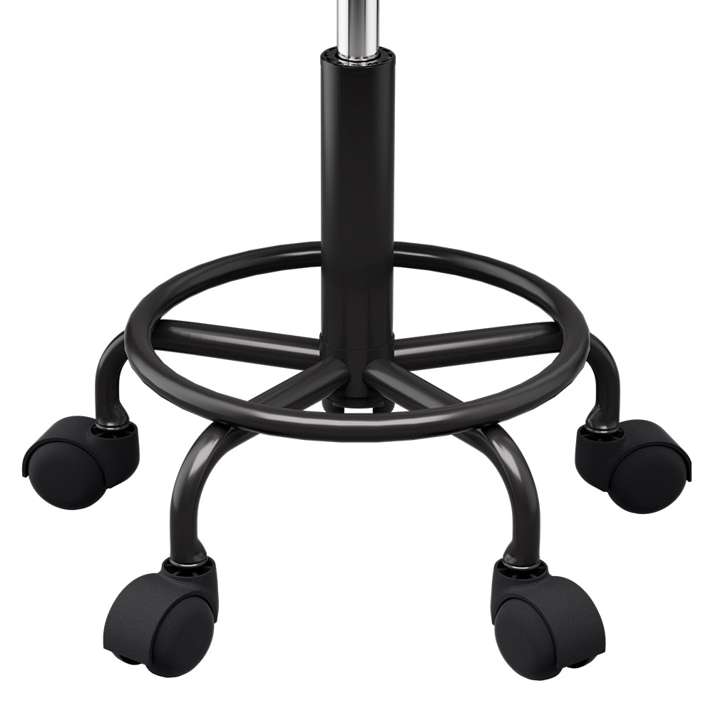 Artiss Salon Stool Swivel Height Adjustable Round Barber Spa Chair Black-Furniture > Bar Stools & Chairs-PEROZ Accessories