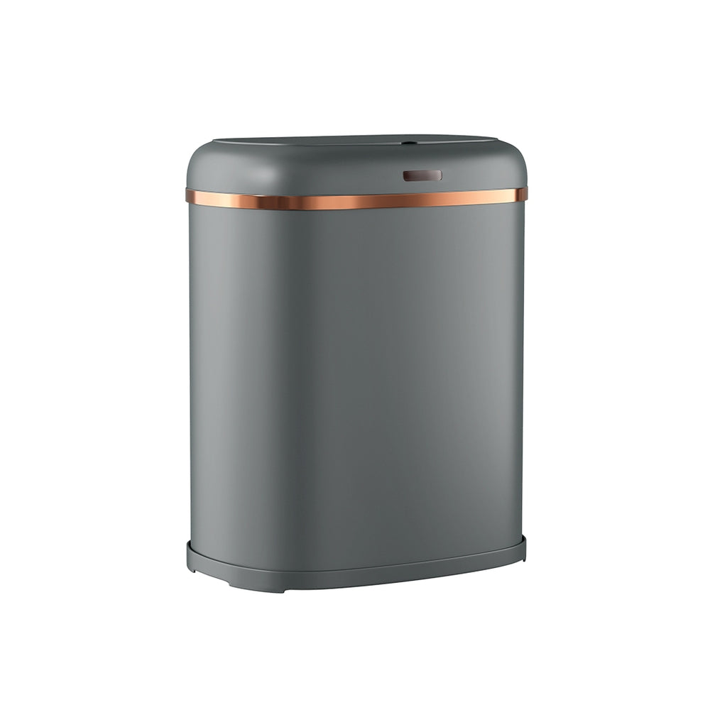 Devanti 38L Motion Sensor Bin Rubbish Automatic Grey-Home & Garden > Kitchen Bins-PEROZ Accessories