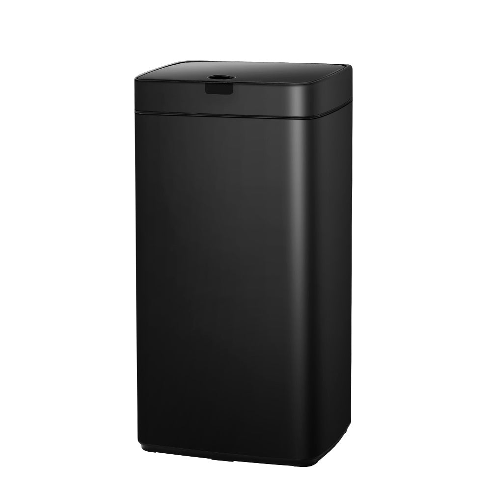Devanti 45L Motion Sensor Bin Rubbish Automatic Black-Home & Garden > Kitchen Bins-PEROZ Accessories