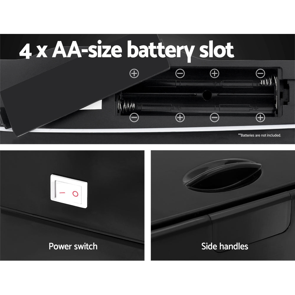 Devanti 45L Motion Sensor Bin Rubbish Automatic Black-Home & Garden > Kitchen Bins-PEROZ Accessories