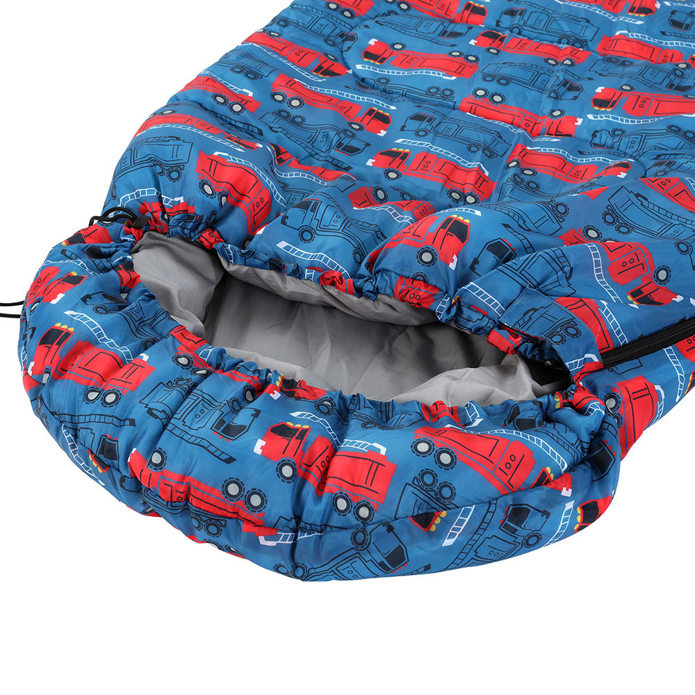 Weisshorn Sleeping Bag Kids Single Bags 180cm Thermal Camping Hiking Blue-Outdoor > Camping-PEROZ Accessories
