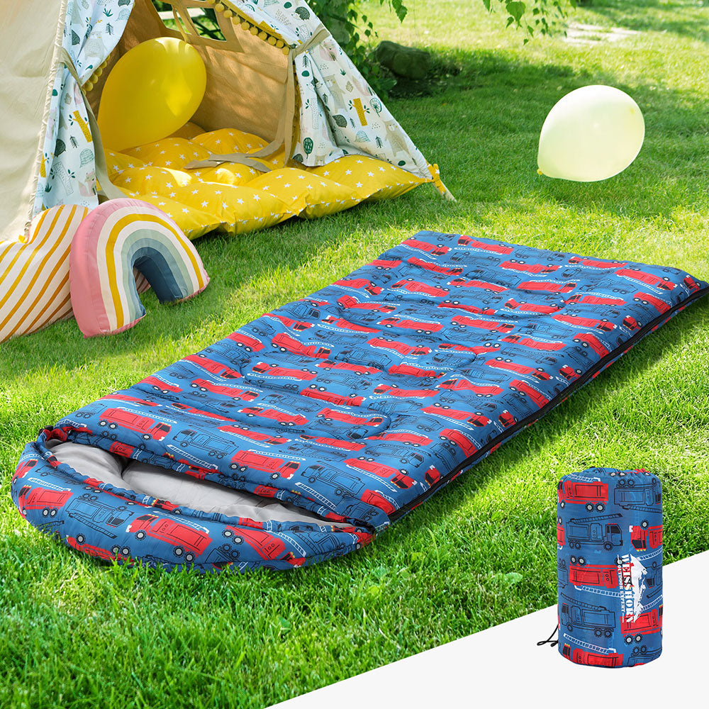 Weisshorn Sleeping Bag Kids Single Bags 180cm Thermal Camping Hiking Blue-Outdoor > Camping-PEROZ Accessories