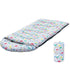 Weisshorn Sleeping Bag Kids Single Bags 180cm Thermal Camping Hiking White-Outdoor > Camping-PEROZ Accessories