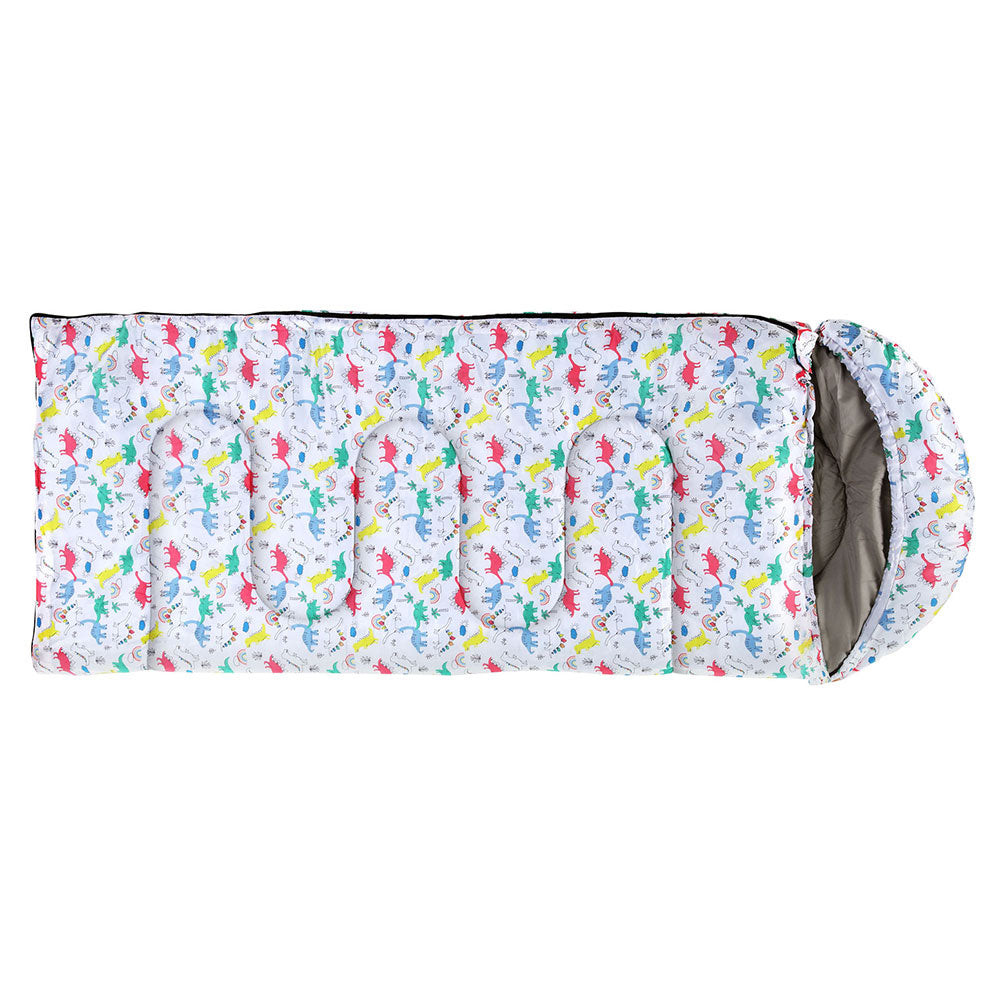 Weisshorn Sleeping Bag Kids Single Bags 180cm Thermal Camping Hiking White-Outdoor > Camping-PEROZ Accessories