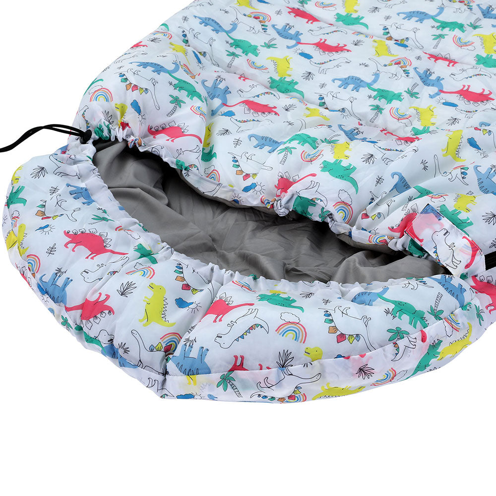 Weisshorn Sleeping Bag Kids Single Bags 180cm Thermal Camping Hiking White-Outdoor > Camping-PEROZ Accessories