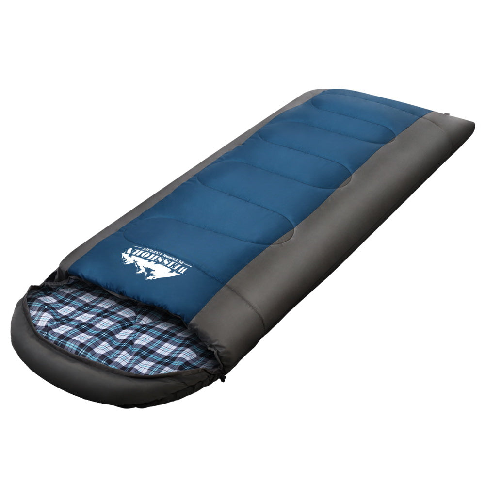 Weisshorn Sleeping Bag Camping Hiking Tent Winter Outdoor Comfort 0 Degree Navy-Outdoor > Camping-PEROZ Accessories