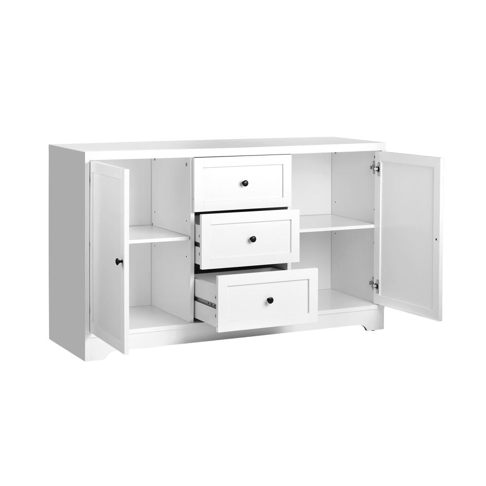 Oikiture Buffet Sideboard Cabinet Storage Cupboard Hallway Hamptons Furniture-Sideboard-PEROZ Accessories