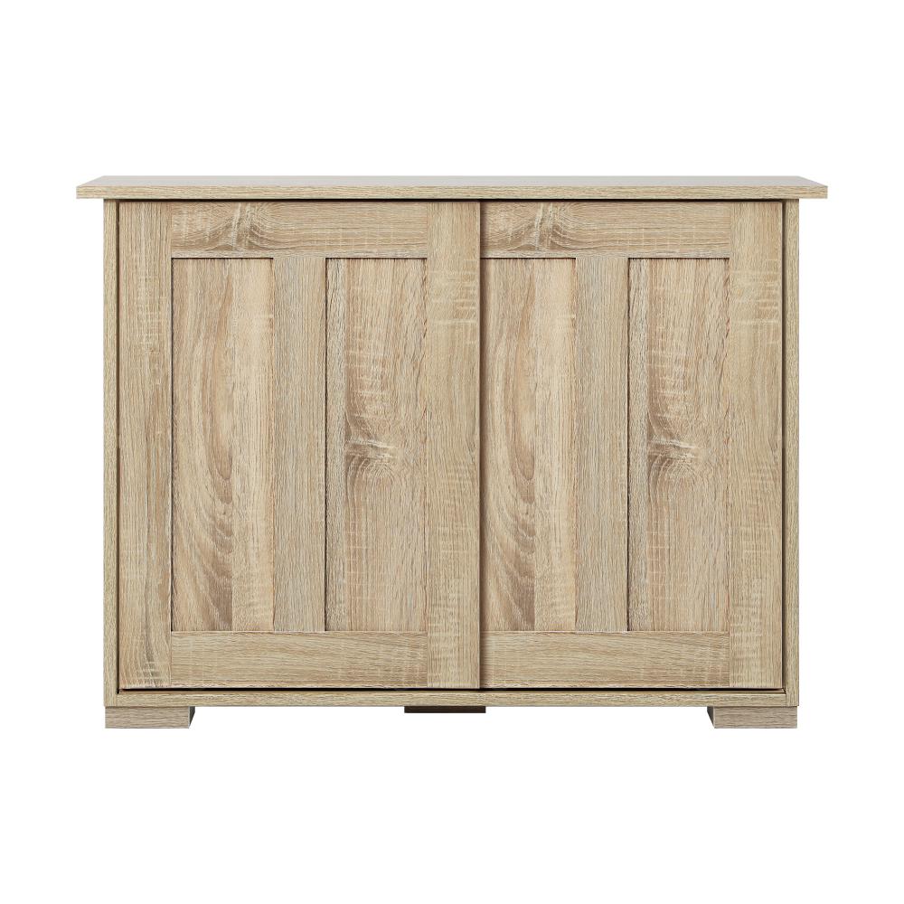 Oikiture Sideboard Buffet Cabinet with Sliding Doors, 86 x 27 x 63cm Hallway Table-Sideboard-PEROZ Accessories