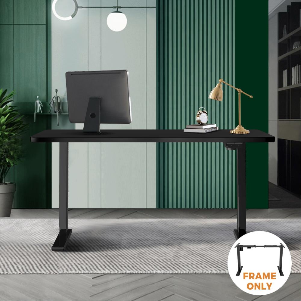 Oikiture Standing Desk Frame Height Adjustable Sit Stand Table Leg Motorised-Standing Desk-PEROZ Accessories