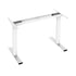 Oikiture Office Standing Desk Frame Sit Stand Table Leg Motorised Dual Motor White(Frame Only)-Standing Desk-PEROZ Accessories