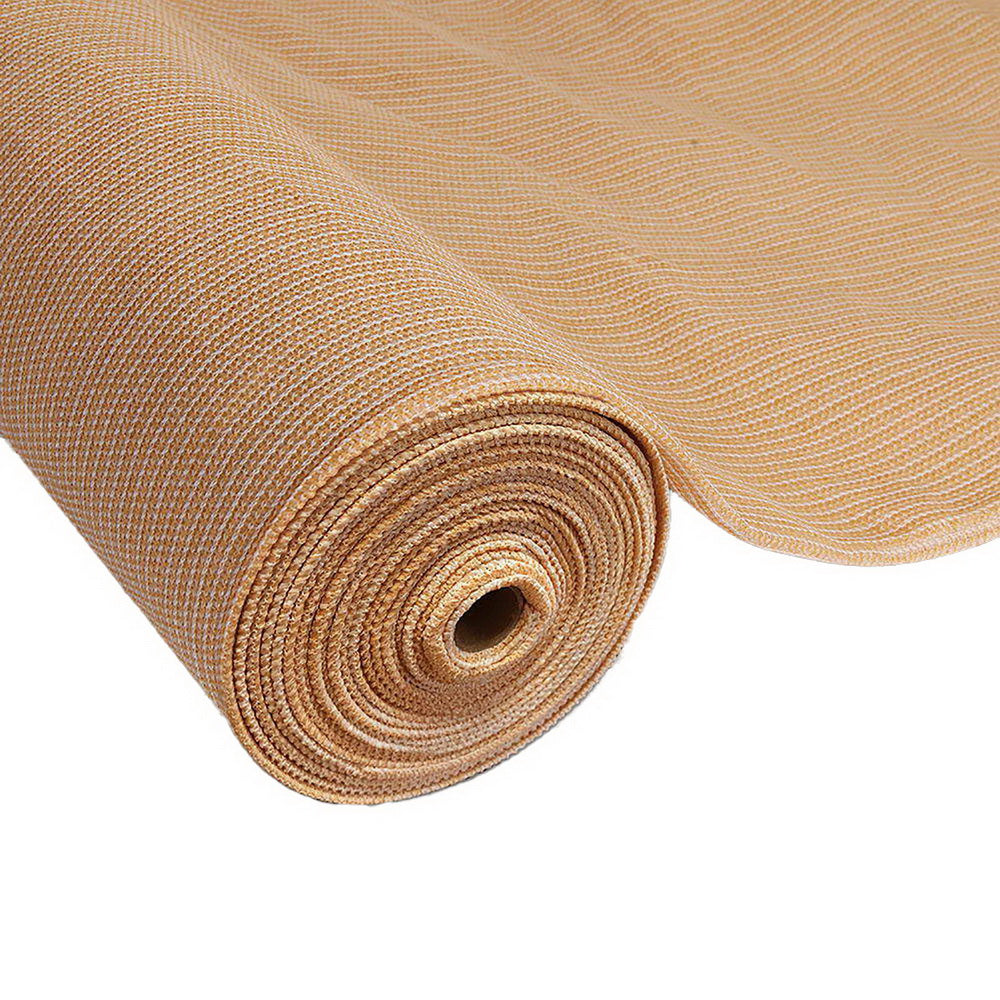 Instahut 90% Shade Cloth 3.66x30m Shadecloth Sail Heavy Duty Beige-Home & Garden > Shading-PEROZ Accessories