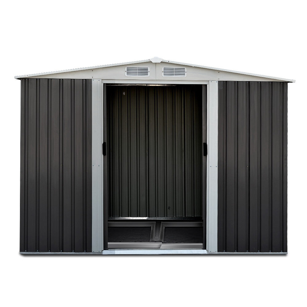 Giantz Garden Shed Outdoor Storage Sheds Tool Workshop 2.58X2.07M with Base-Home & Garden > Garden Furniture-PEROZ Accessories