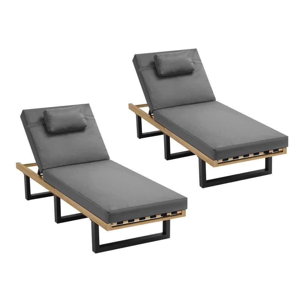Livsip 2X Sun Lounger Day Bed Outdoor Setting Patio Furniture |PEROZ Australia