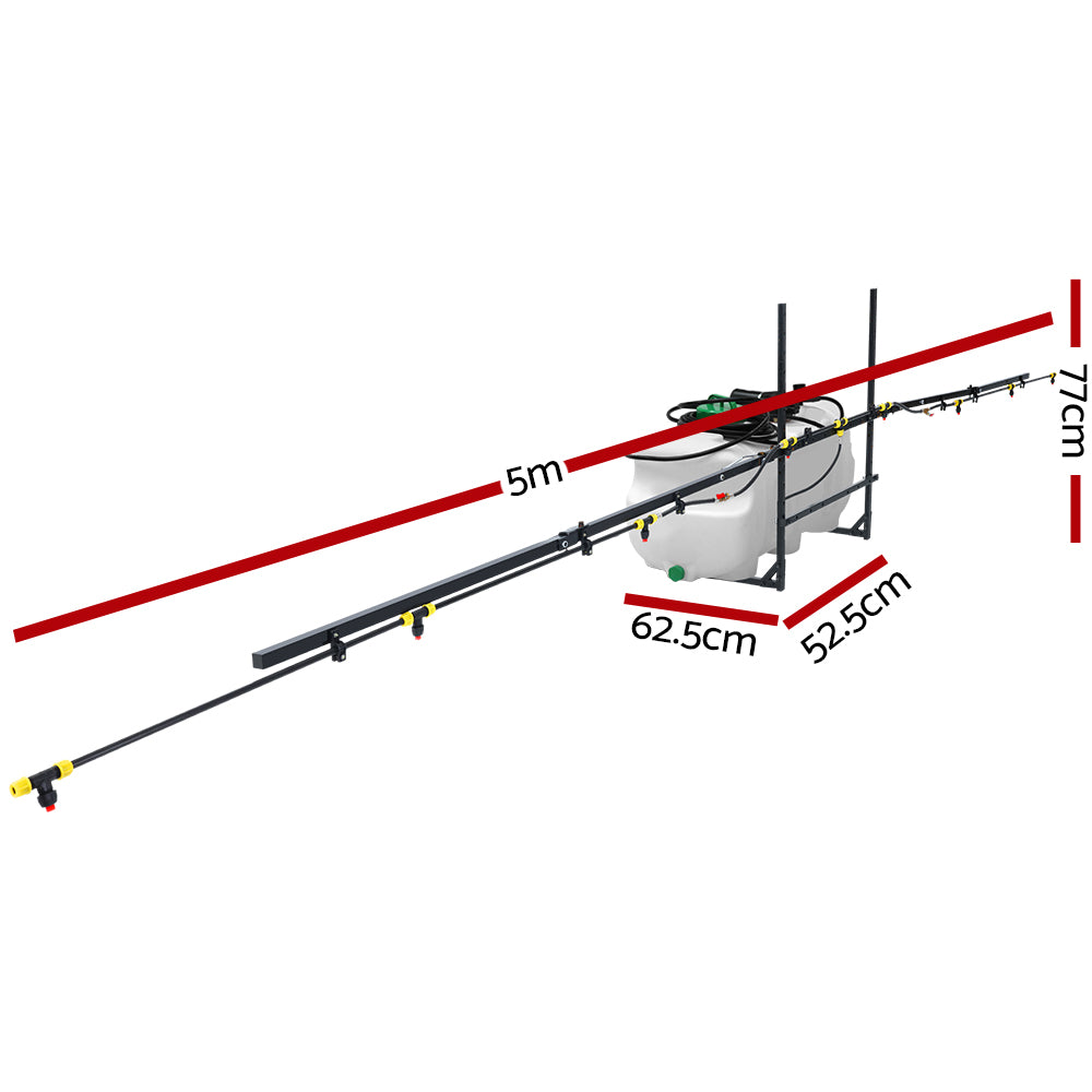 Giantz Weed Sprayer 5M Boom Spot Spray Tank ATV Trailer Tractor 100L-Home & Garden > Garden Tools-PEROZ Accessories