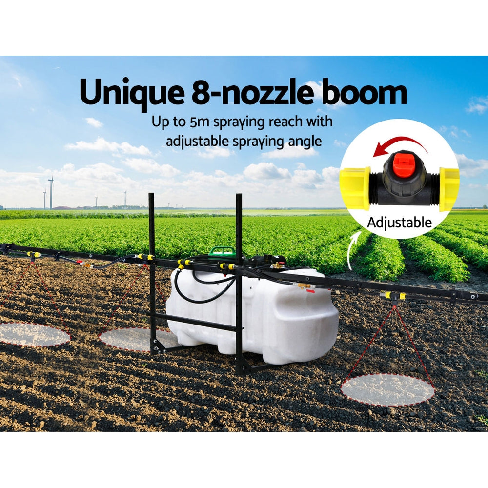 Giantz Weed Sprayer 5M Boom Spot Spray Tank ATV Trailer Tractor 100L-Home & Garden > Garden Tools-PEROZ Accessories