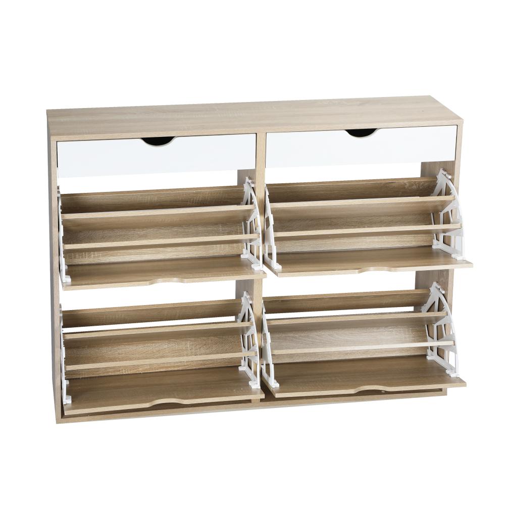 Oikiture Shoe Rack Shoe Storage Cabinet Cupboard Organiser Shelf Wooden 36 Pairs-Shoe Storage Cabinet-PEROZ Accessories