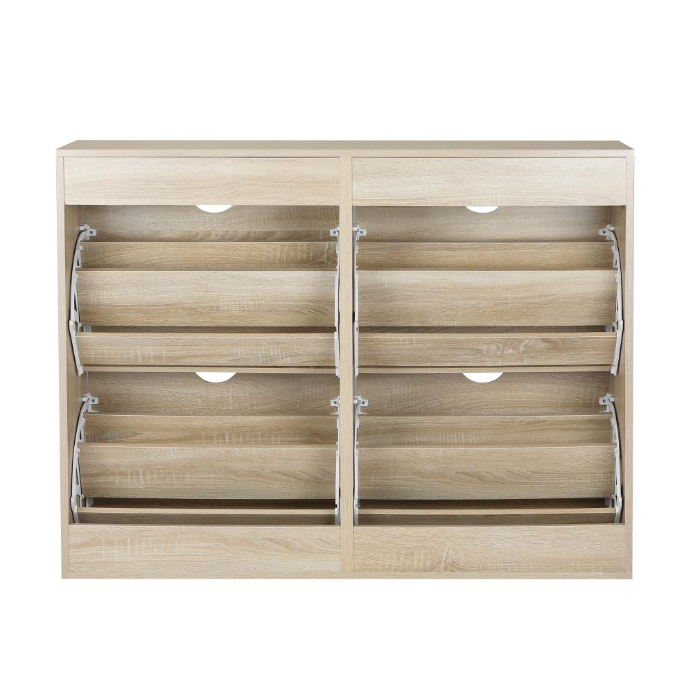 Oikiture Shoe Rack Shoe Storage Cabinet Cupboard Organiser Shelf Wooden 36 Pairs-Shoe Storage Cabinet-PEROZ Accessories