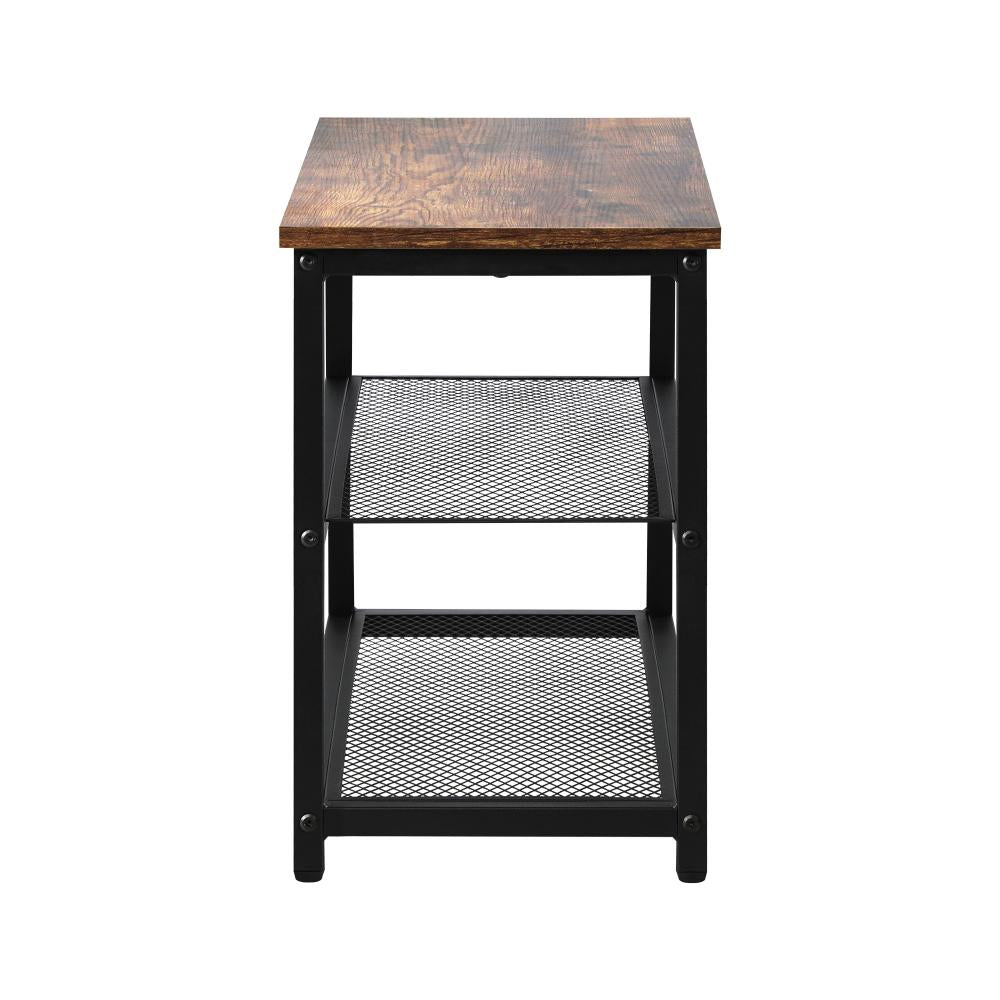 Oikiture Shoe Cabinet Bench Shoes Rack Shelf Storage 3-Tier Industrial Furniture-Shoe Bench-PEROZ Accessories