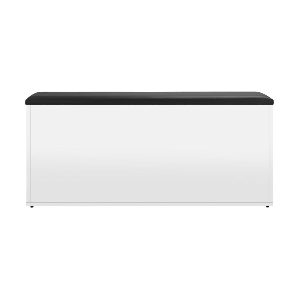 Oikiture Shoe Cabinet Bench Shoe Storage Rack PU Padded Seat Organiser Shelf-Shoe Bench-PEROZ Accessories