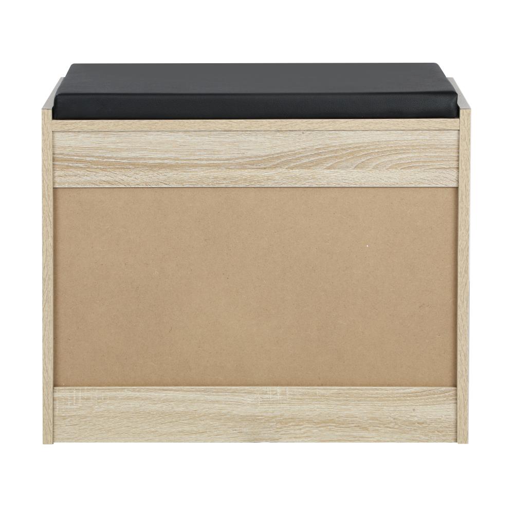 Oikiture Shoe Cabinet Bench Shoes Storage Shelves Shelf Organiser Cupboard Wooden 0.6M 15 Pairs-Shoe Bench-PEROZ Accessories