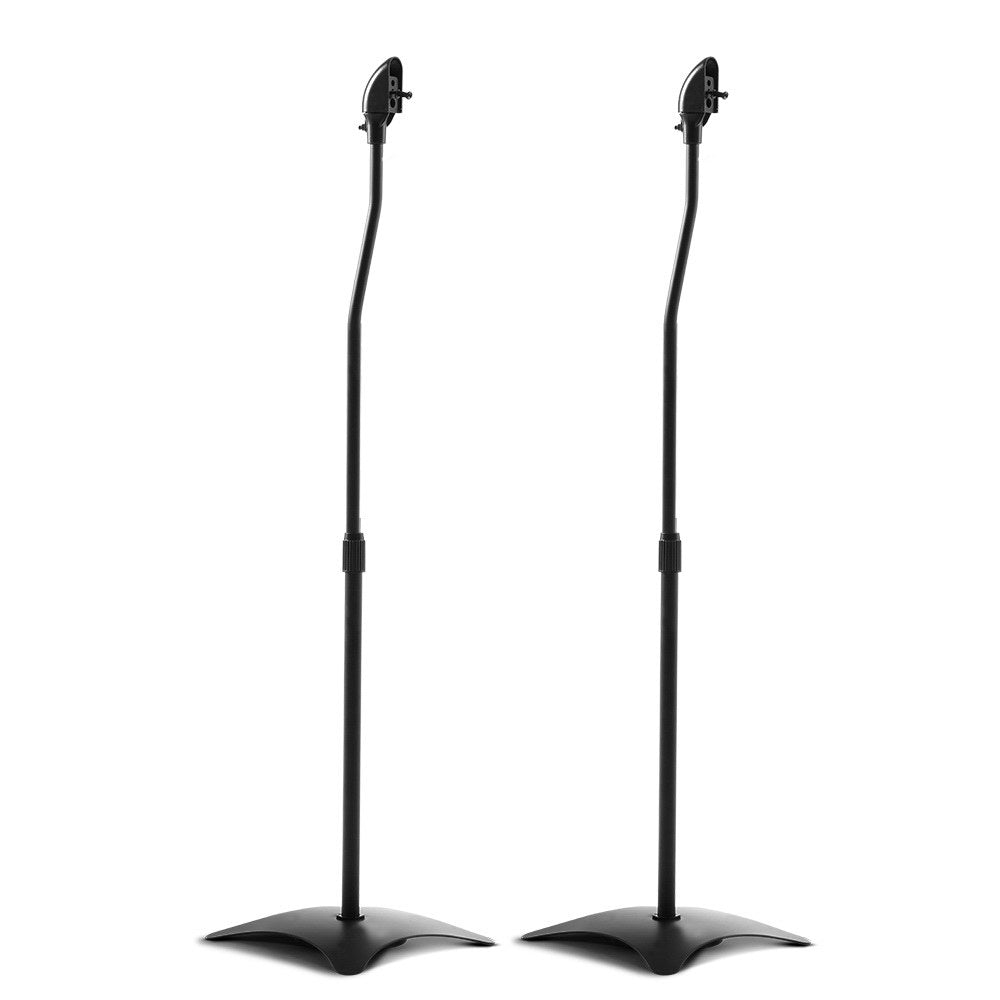 Set of 2 112CM Surround Sound Speaker Stand - Black-Audio & Video > Musical Instrument & Accessories-PEROZ Accessories