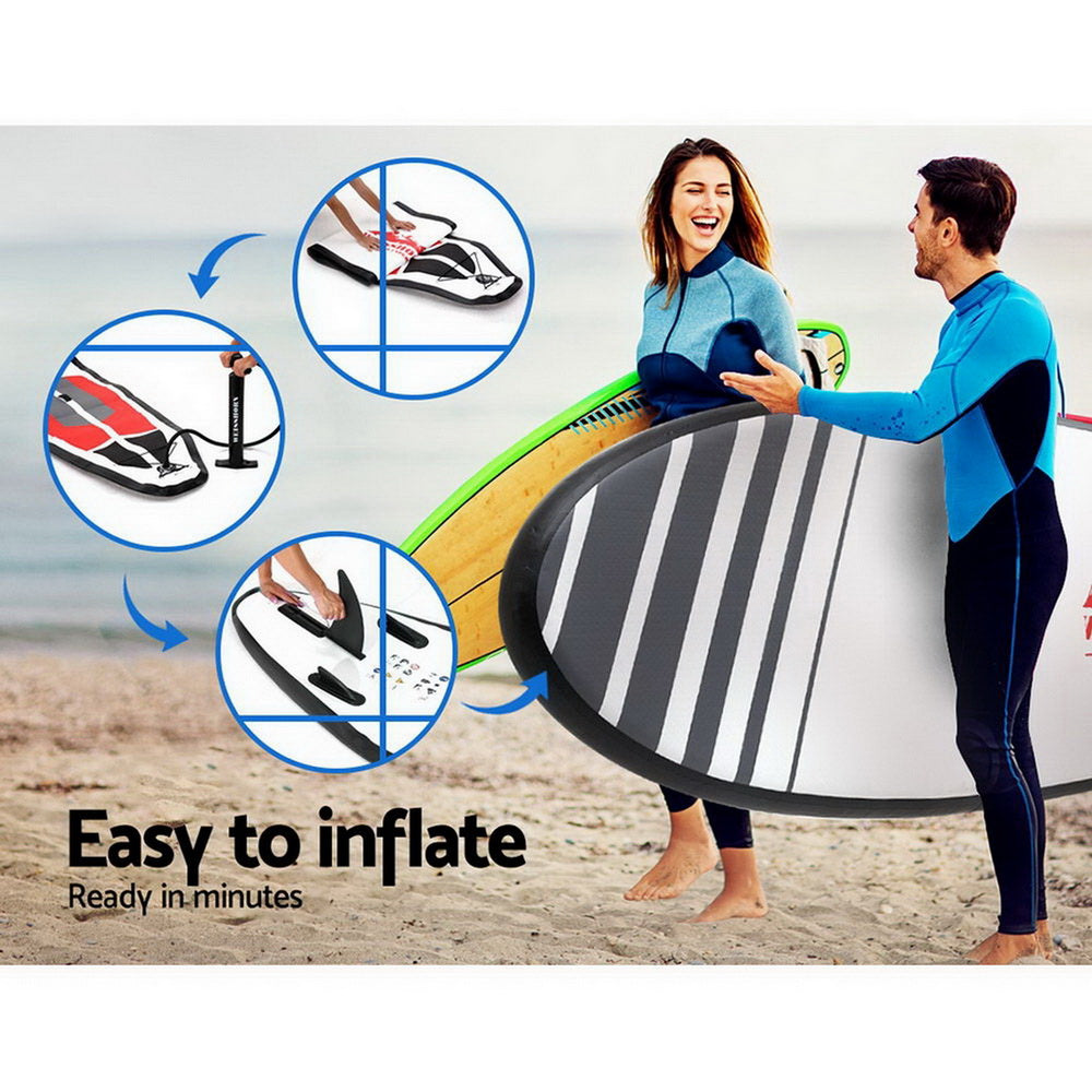 Weisshorn Stand Up Paddle Boards SUP 11ft Inflatable Surfboard Paddleboard Kayak-Outdoor > Boating-PEROZ Accessories