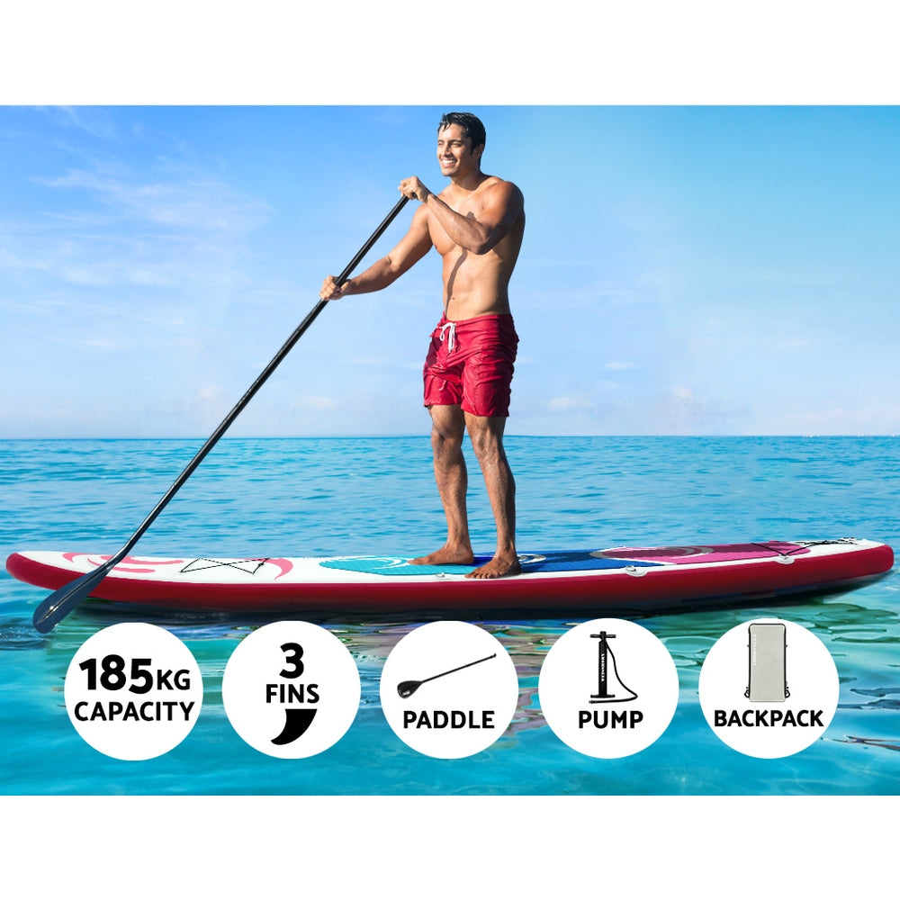 Weisshorn Stand Up Paddle Board 11ft Inflatable SUP Surfboard Paddleboard Kayak-Outdoor > Boating-PEROZ Accessories