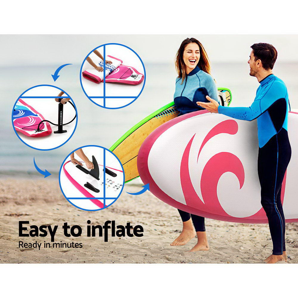 Weisshorn Stand Up Paddle Board 11ft Inflatable SUP Surfboard Paddleboard Kayak-Outdoor > Boating-PEROZ Accessories