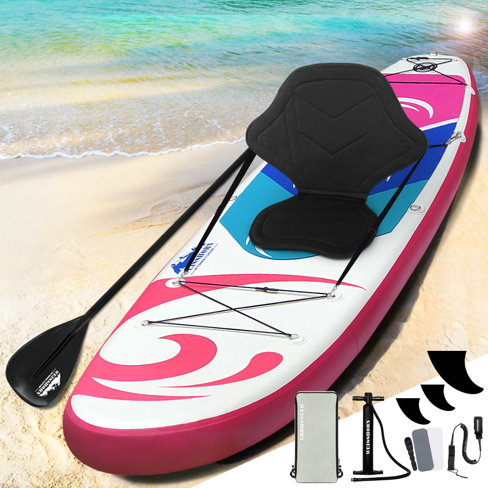 Weisshorn Stand Up Paddle Board 11ft Inflatable SUP Surfboard Paddleboard Kayak-Outdoor > Boating-PEROZ Accessories