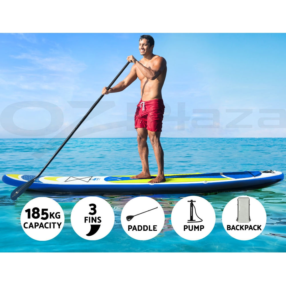 Weisshorn Stand Up Paddle Boards 11ft Inflatable SUP Surfboard Paddleboard Kayak-Outdoor > Boating-PEROZ Accessories