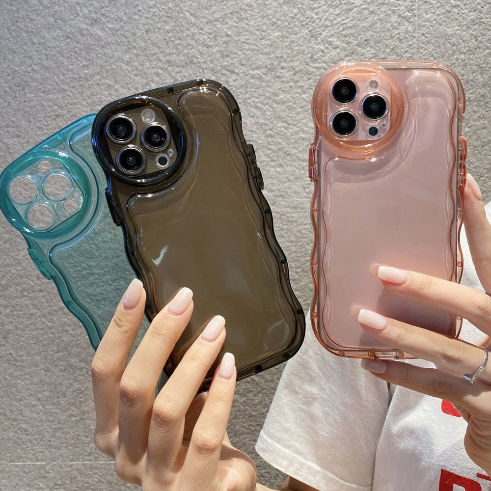 Anymob iPhone Case Yellow Transparent Shockproof Bumper Clear Cover-Mobile Phone Cases-PEROZ Accessories
