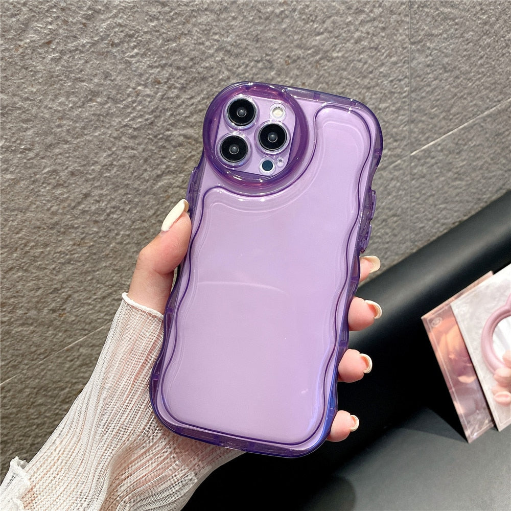 Anymob iPhone Case Yellow Transparent Shockproof Bumper Clear Cover-Mobile Phone Cases-PEROZ Accessories