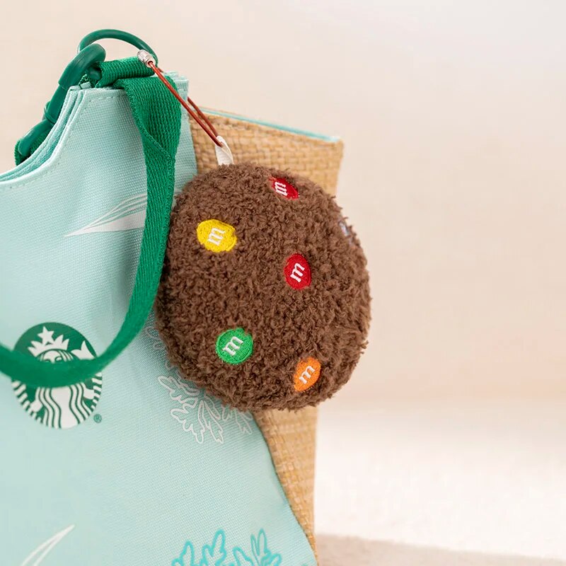 Anyhouz Plush Pillow Light Brown Chocolate Cookies Biscuit Shape Stuffed Soft Pillow Seat Cushion Room Decor 26cm-Pillow-PEROZ Accessories