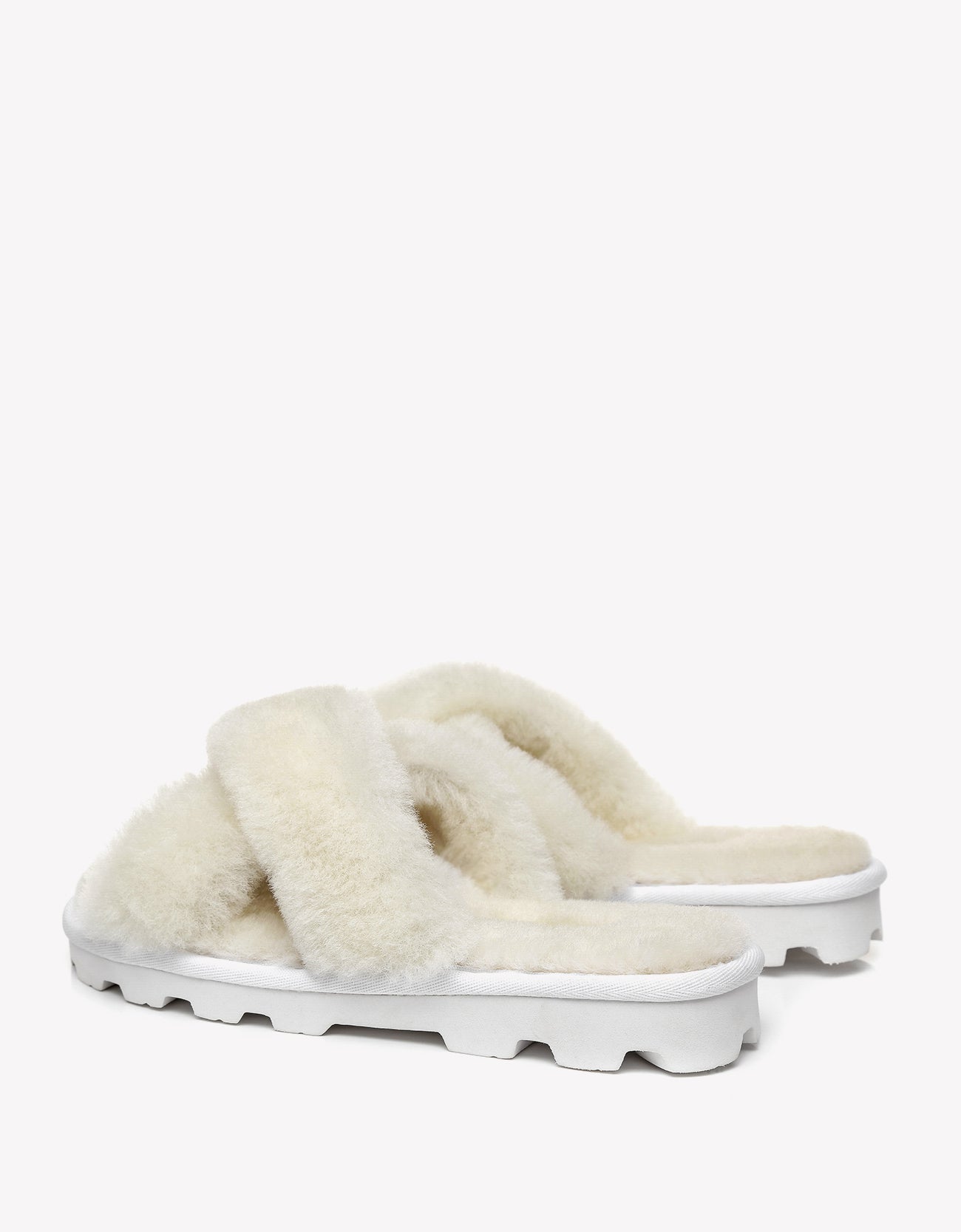 Tarramarra Women Crossover Sheepskin Slides Nancy-Slides-PEROZ Accessories