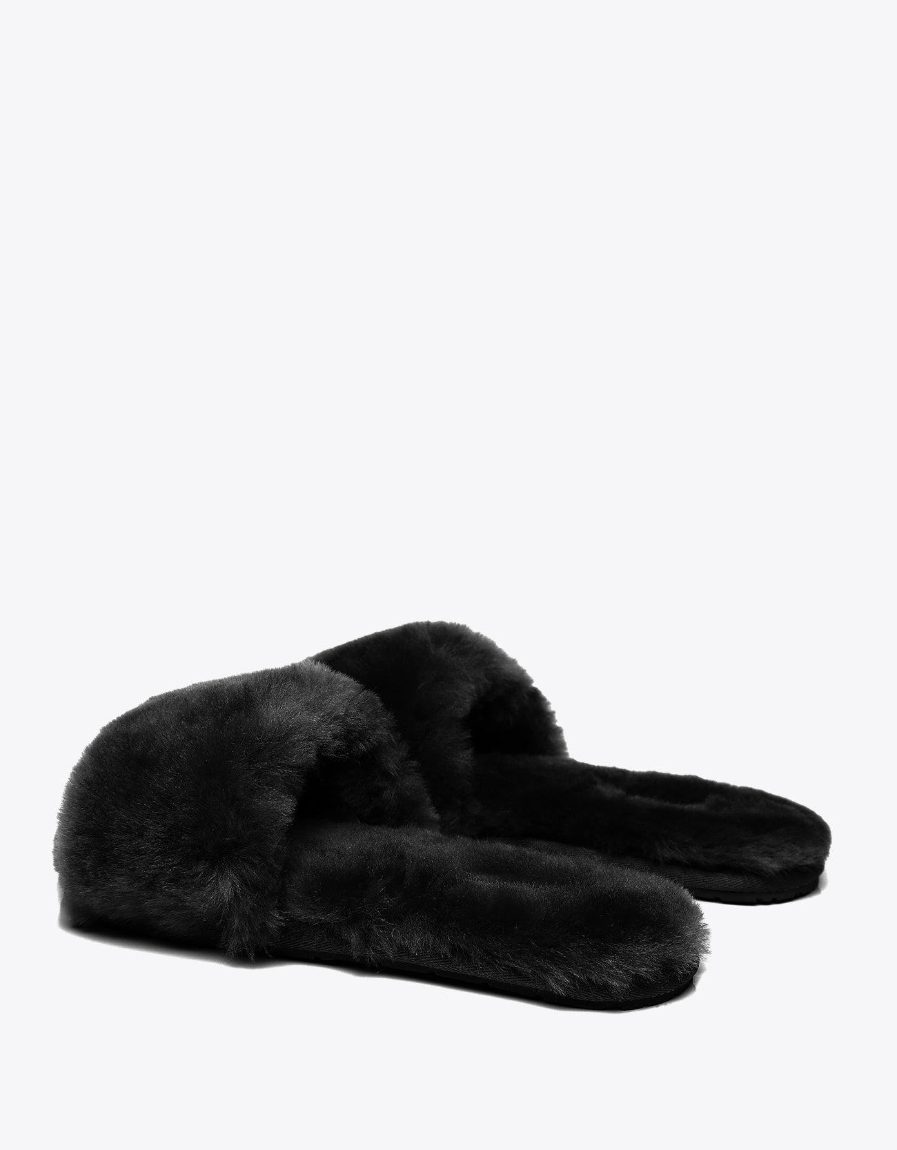 Tarramarra Nala Fashion Slides Women Sheepskin Fluffy Slides-Slides-PEROZ Accessories