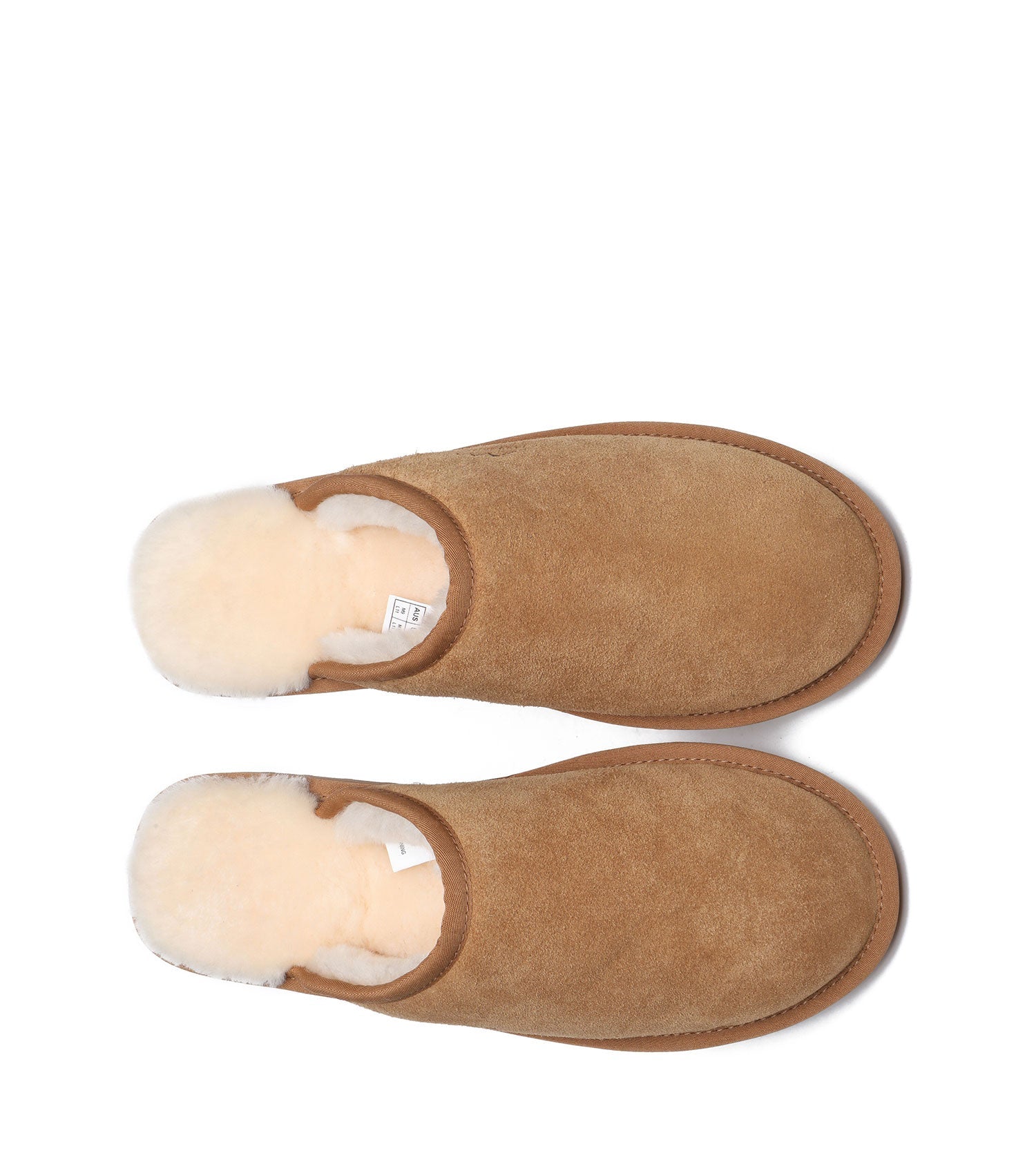 TARRAMARRA Sheepskin Wool Larry Men Scuff-Slippers-PEROZ Accessories