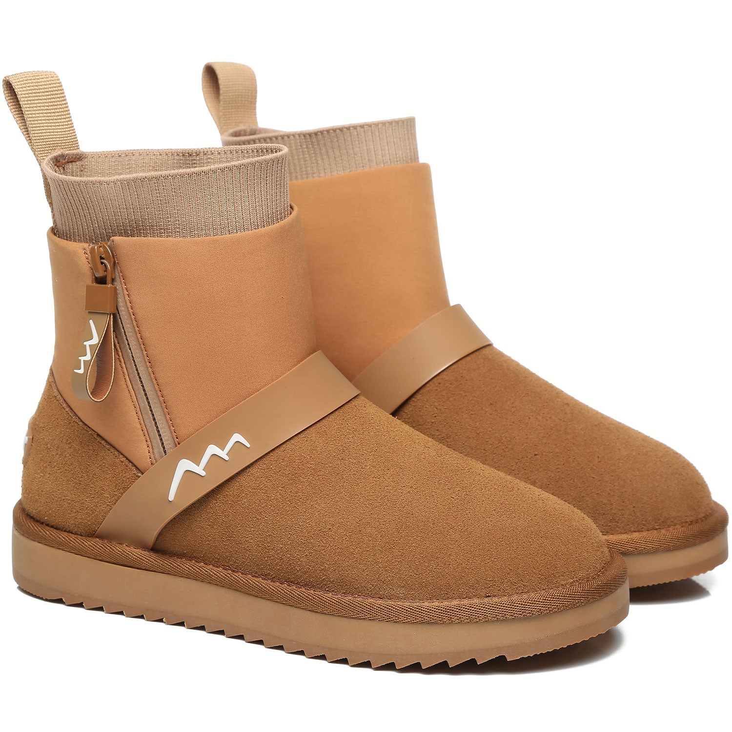TARRAMARRA Mini Sheepskin Zipper UGG Boots Women Taya-Boots-PEROZ Accessories
