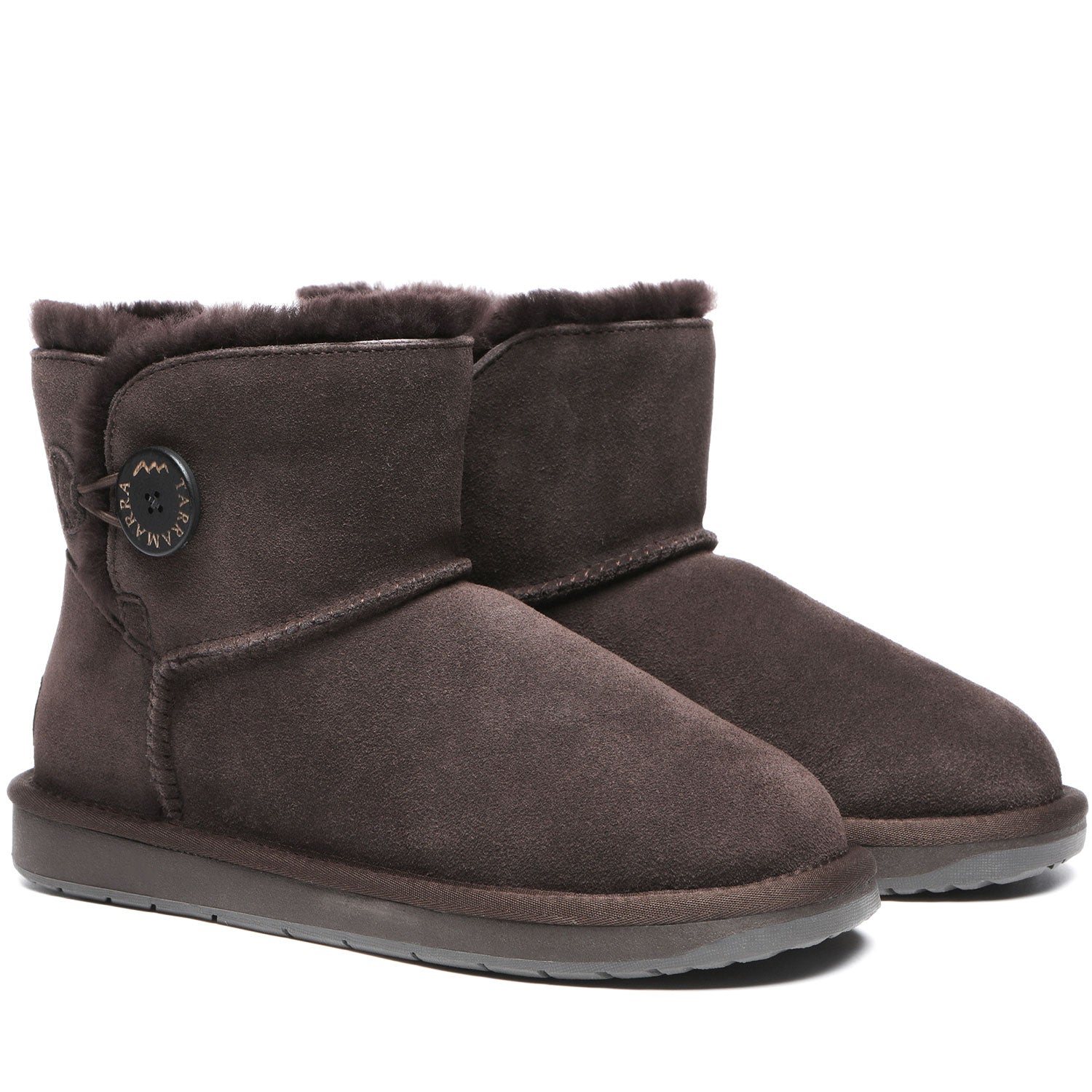 TARRAMARRA UGG Sheepskin Wool Mini Button Plus-Boots-PEROZ Accessories
