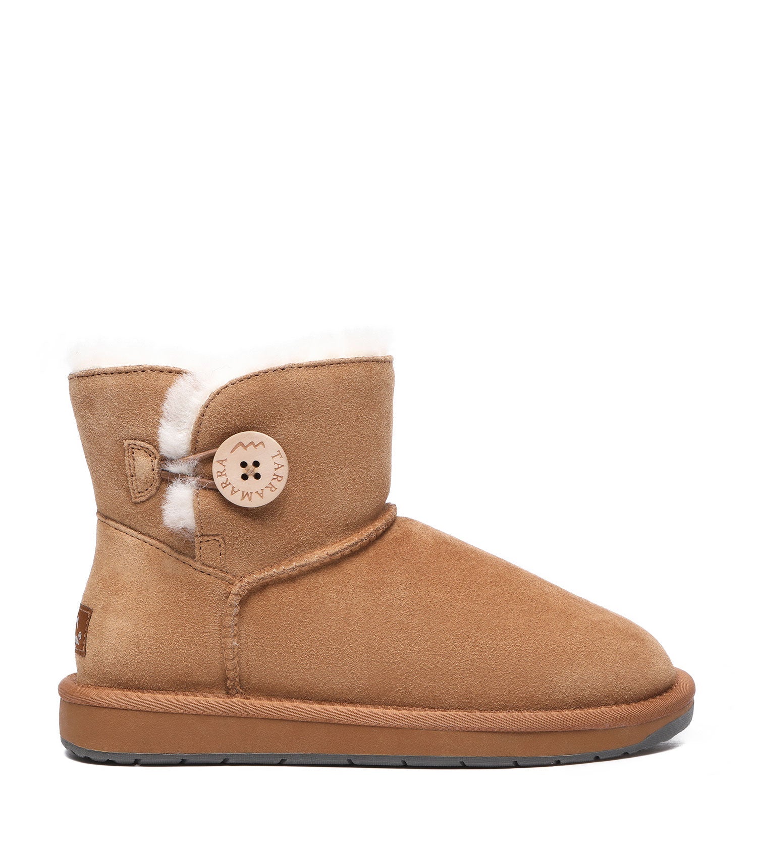 TARRAMARRA UGG Sheepskin Wool Mini Button Plus-Boots-PEROZ Accessories