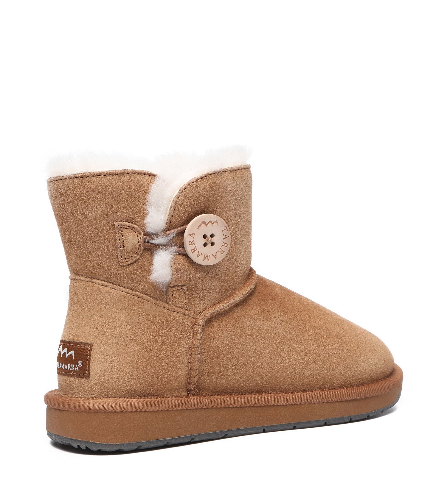 TARRAMARRA UGG Sheepskin Wool Mini Button Plus-Boots-PEROZ Accessories