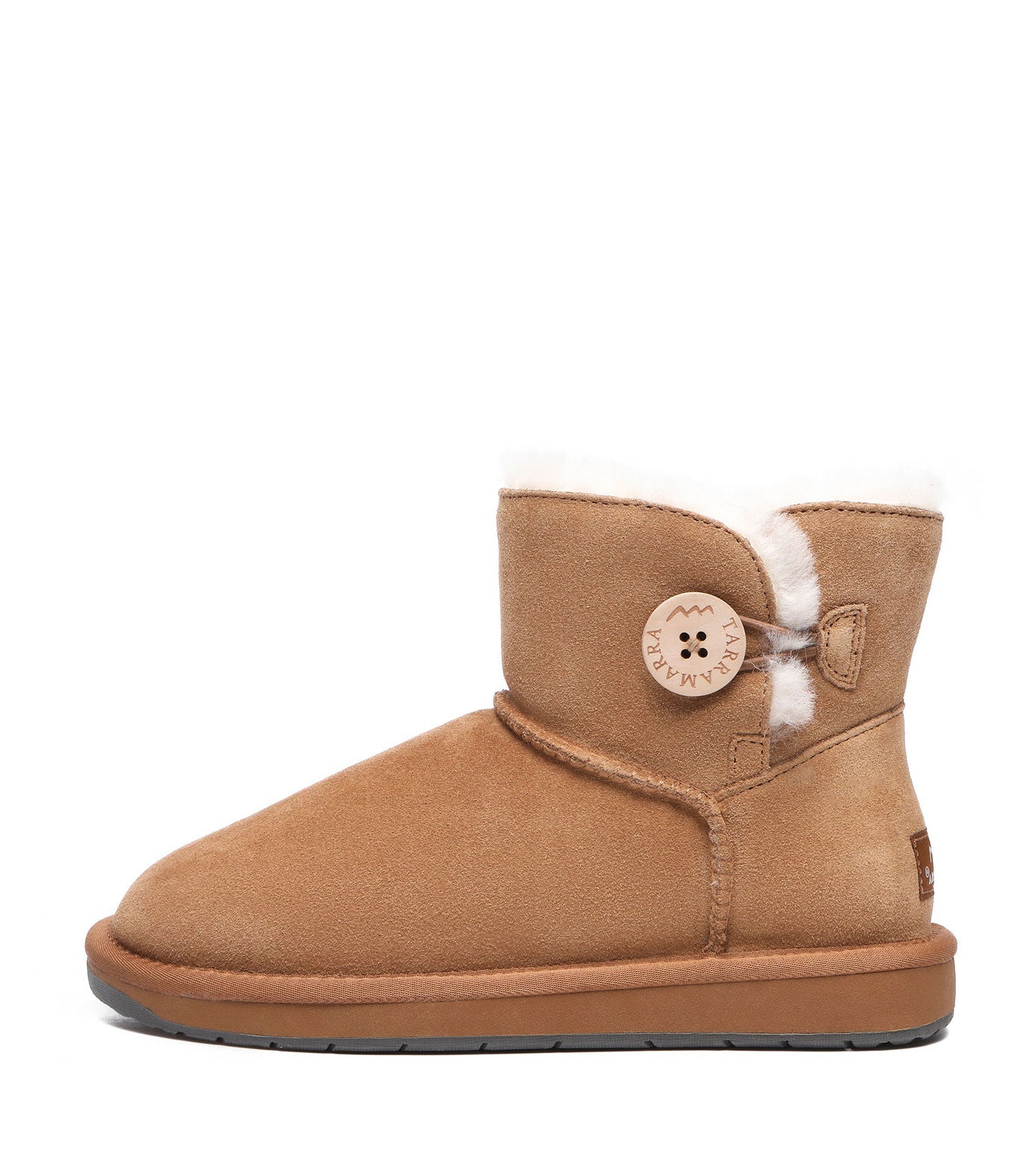TARRAMARRA UGG Sheepskin Wool Mini Button Plus-Boots-PEROZ Accessories