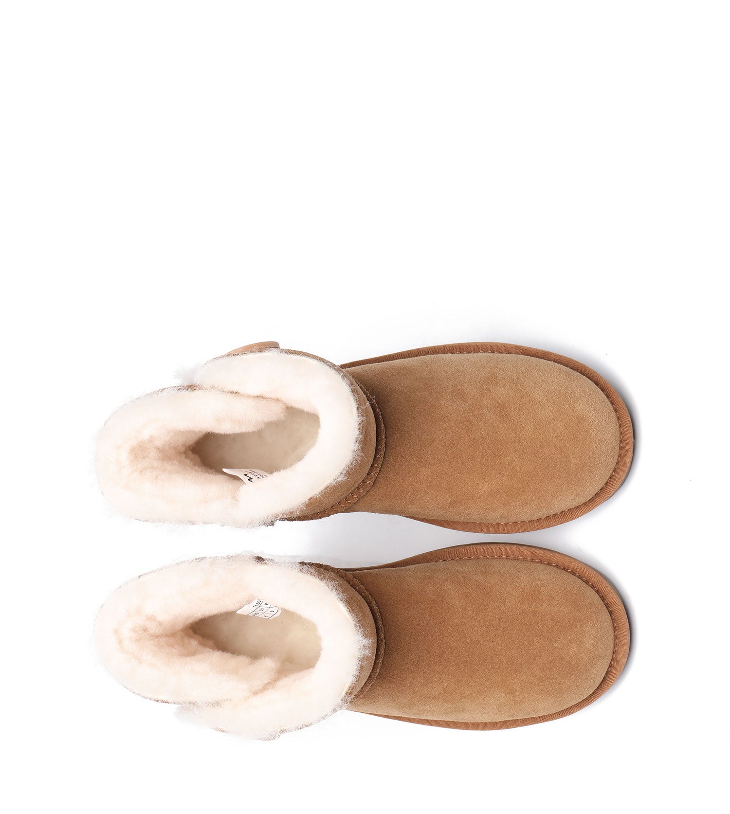 TARRAMARRA UGG Sheepskin Wool Mini Button Plus-Boots-PEROZ Accessories