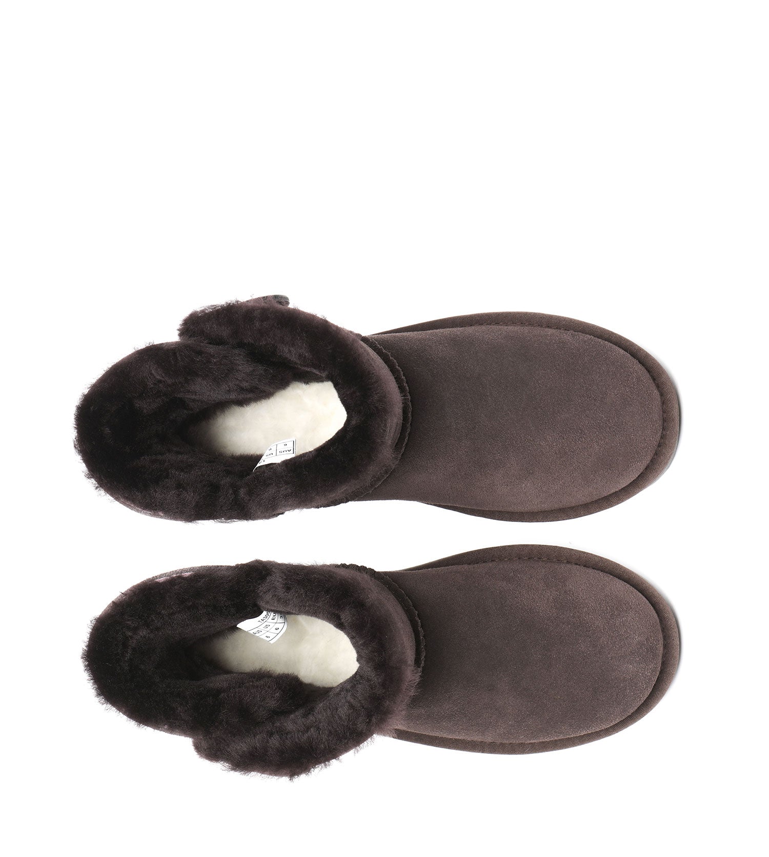 TARRAMARRA UGG Sheepskin Wool Mini Button Plus-Boots-PEROZ Accessories
