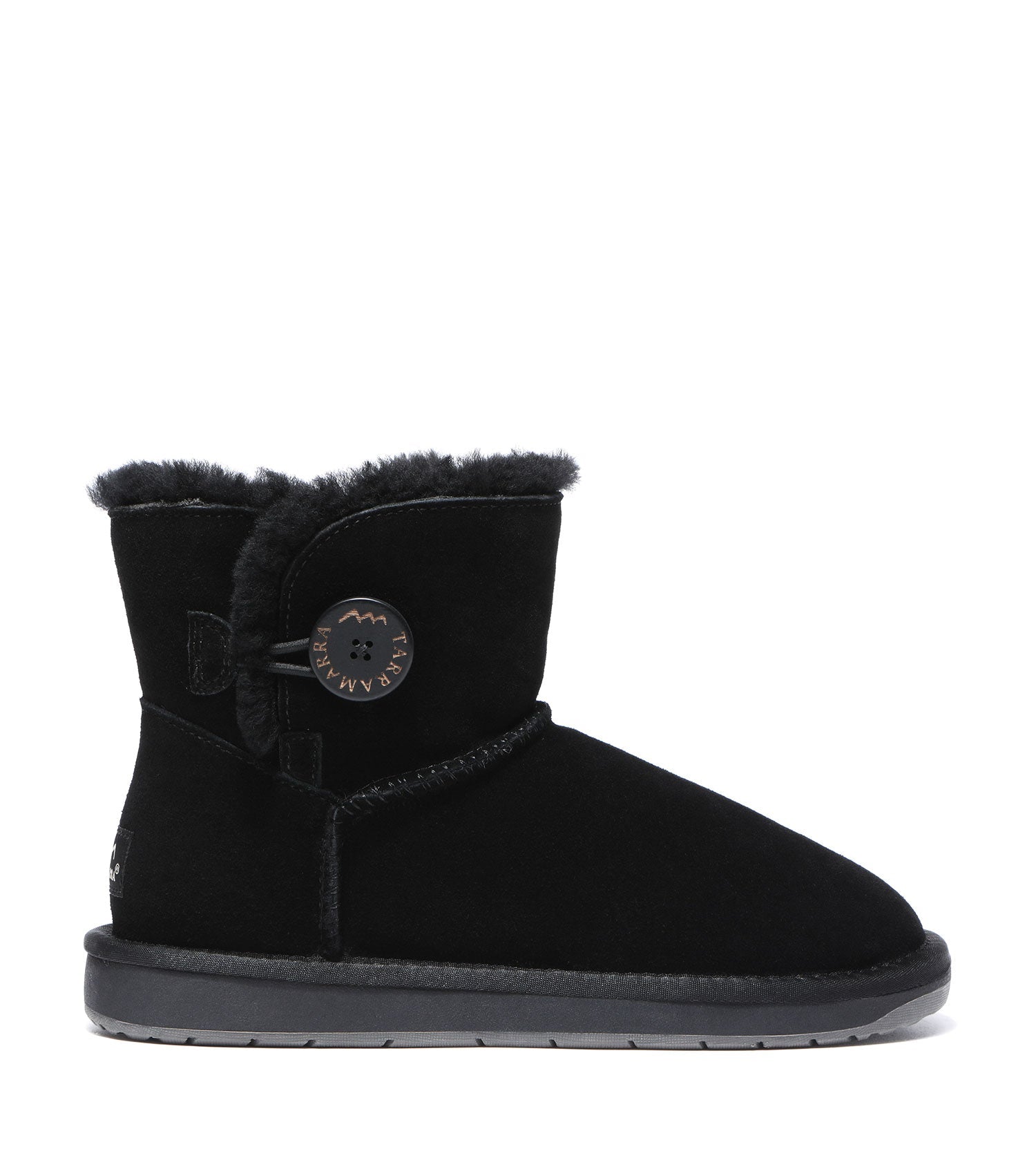TARRAMARRA UGG Sheepskin Wool Mini Button Plus-Boots-PEROZ Accessories