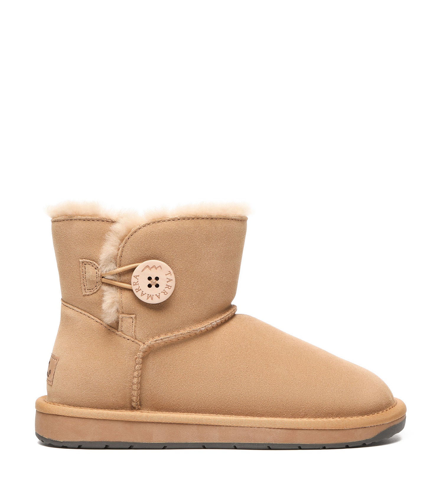 TARRAMARRA UGG Sheepskin Wool Mini Button Plus-Boots-PEROZ Accessories